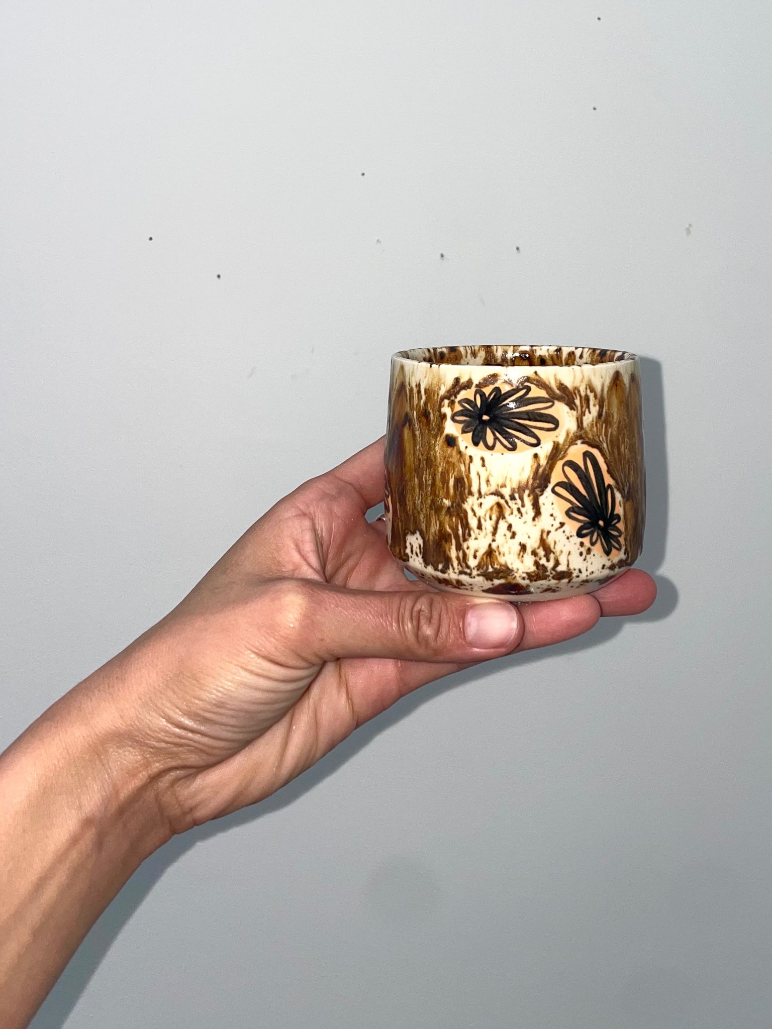 Birch Comet Flower Tumbler